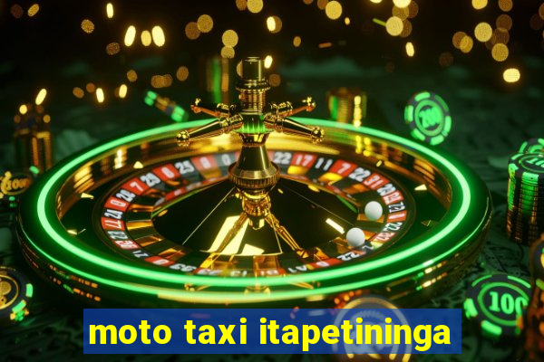 moto taxi itapetininga